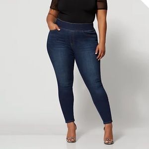 Fashion to Figure Dark Wash High-Rise Jegging